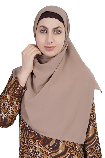 Printed Georgette Dual Layer Abaya AYG-011