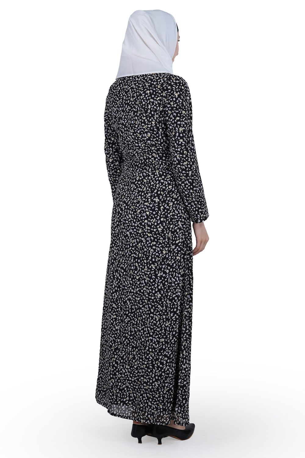 Printed Georgette Dual Layer Abaya AYG-017