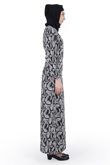 Printed Georgette Dual Layer Abaya AYG-021