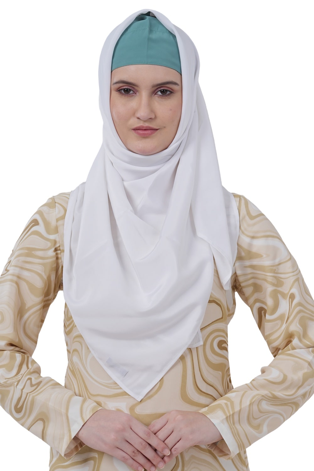 Printed Georgette Dual Layer Abaya AYG-026