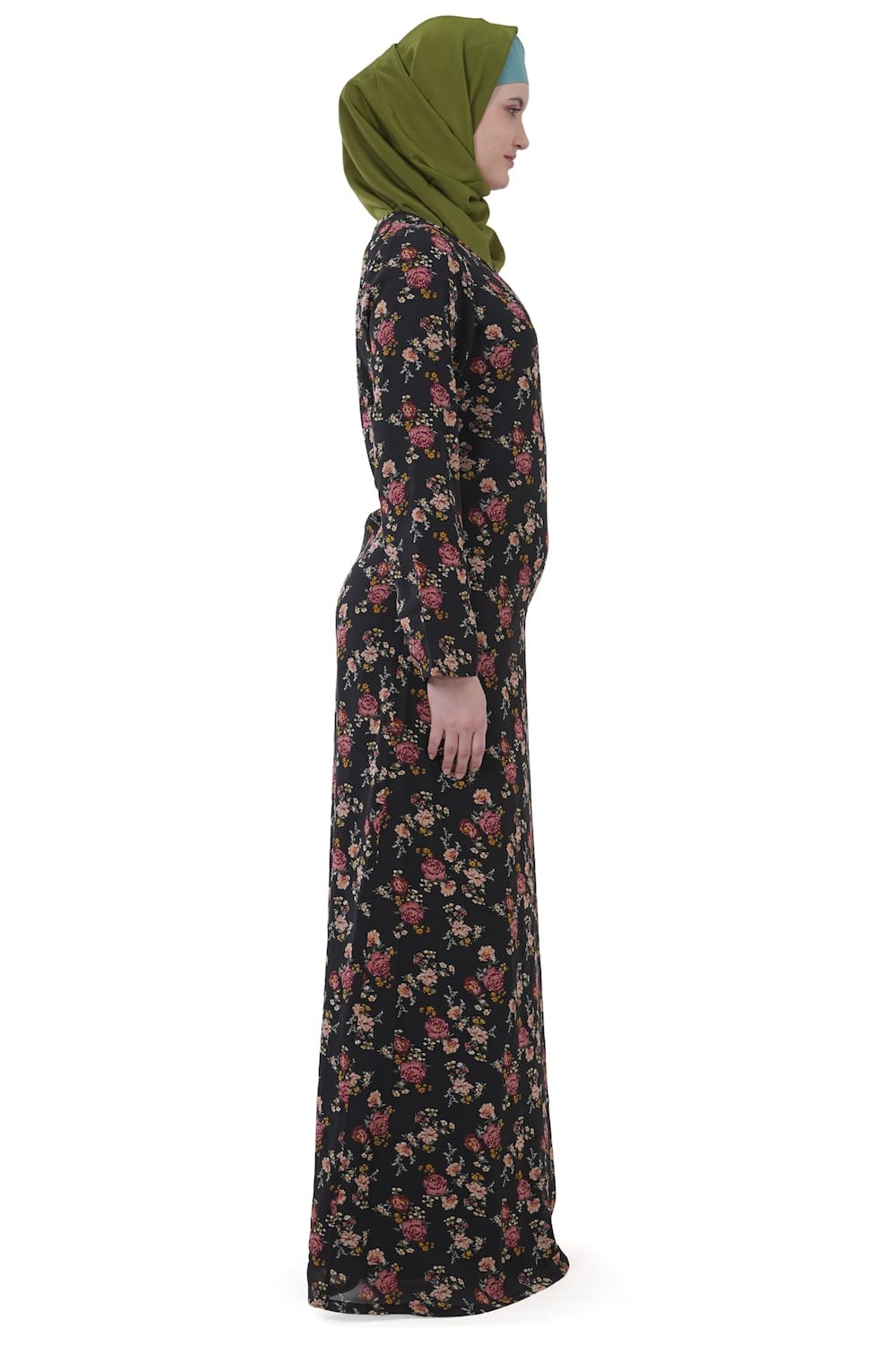 Printed Georgette Dual Layer Abaya AYG-029