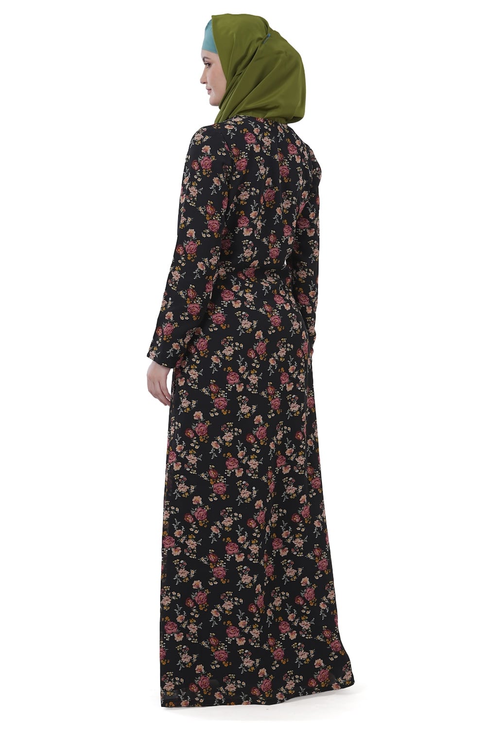 Printed Georgette Dual Layer Abaya AYG-029