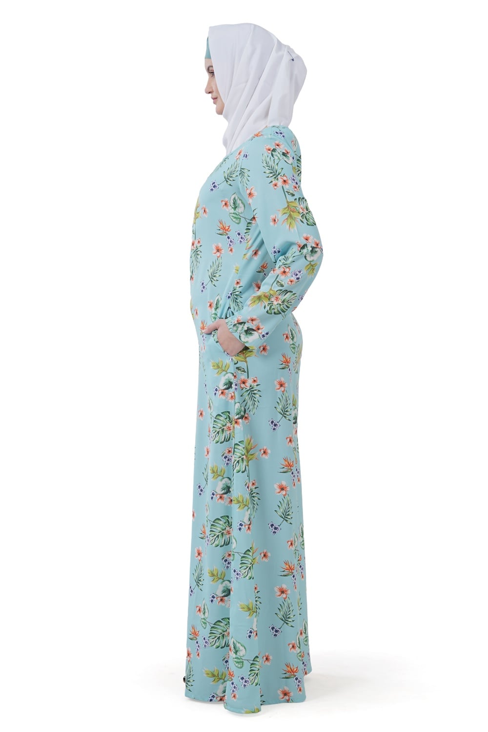 Printed Crepe Abaya AYP-615