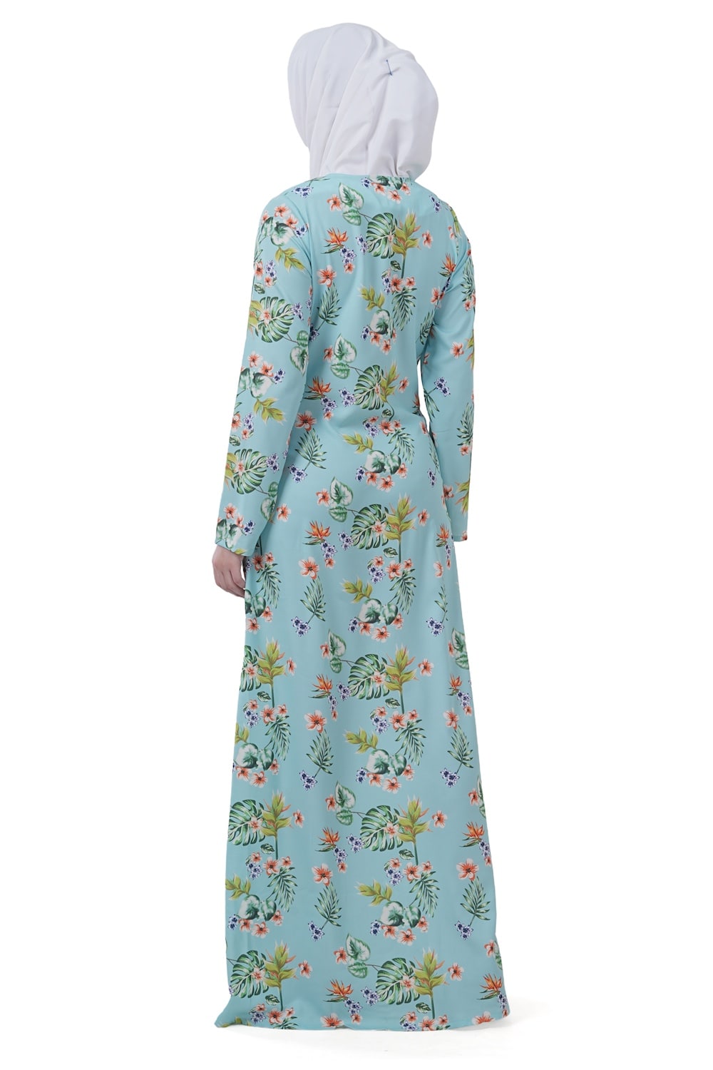 Printed Crepe Abaya AYP-615