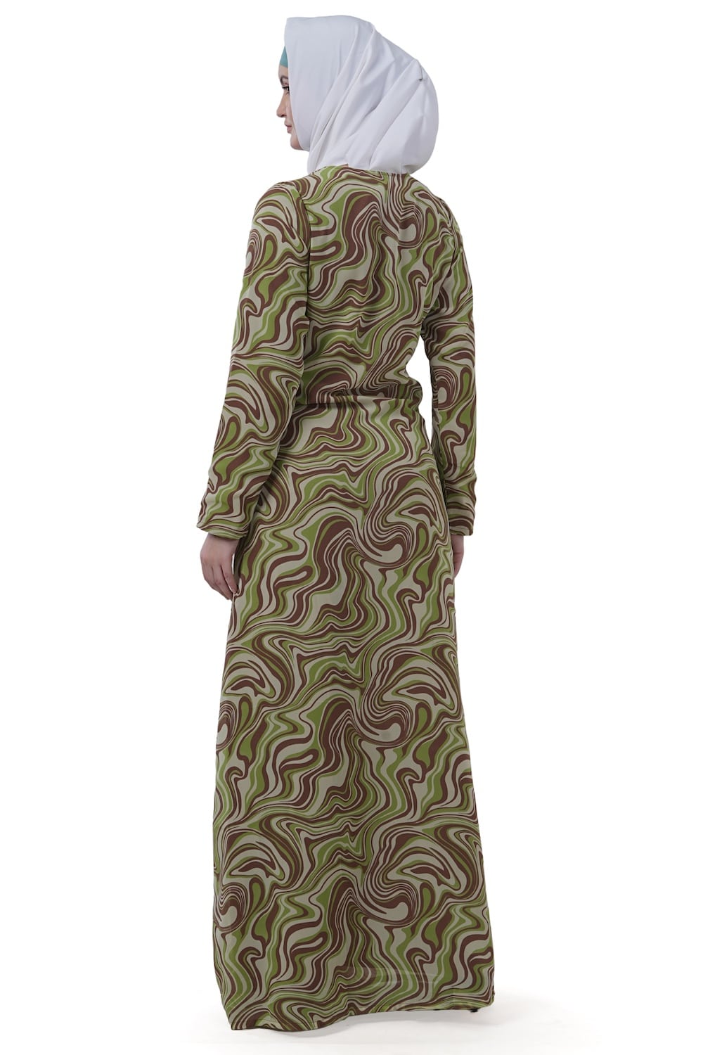 Printed Georgette Dual Layer Abaya AYG-033