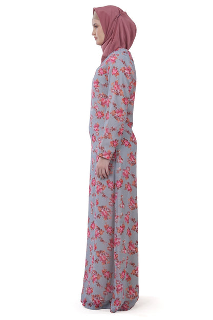 Printed Georgette Dual Layer Abaya AYG-038
