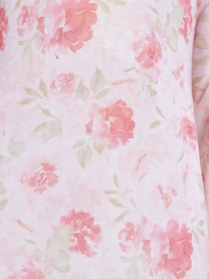 Printed Georgette Dual Layer Abaya AYG-044