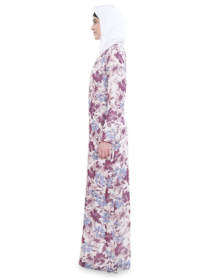 Printed Georgette Dual Layer Abaya AYG-051