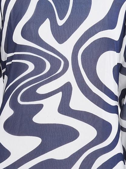 Printed Georgette Dual Layer Abaya AYG-052