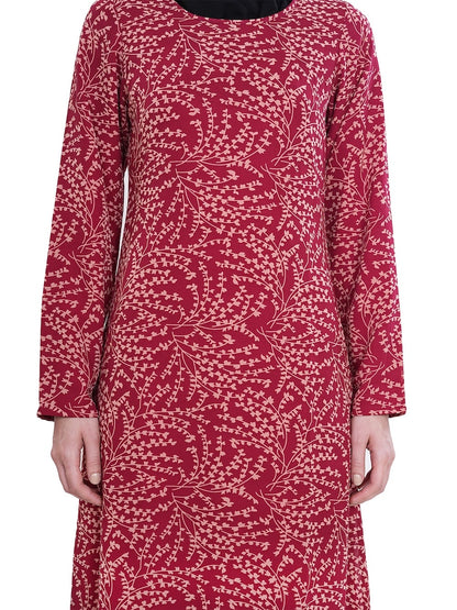 Printed Georgette Dual Layer Abaya AYG-055