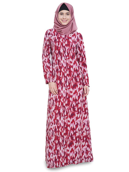 Printed Georgette Dual Layer Abaya AYG-057