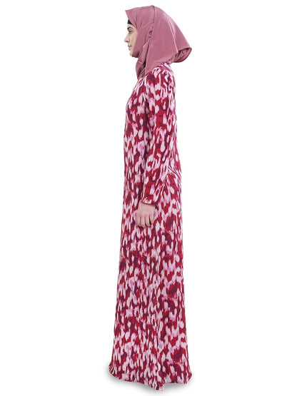 Printed Georgette Dual Layer Abaya AYG-057