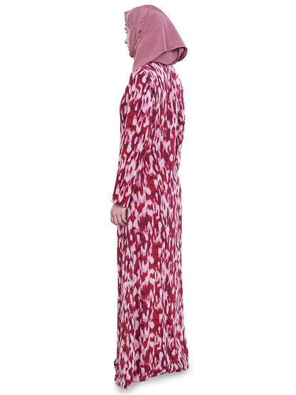 Printed Georgette Dual Layer Abaya AYG-057