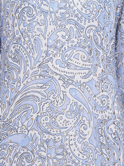 Printed Georgette Dual Layer Abaya AYG-058