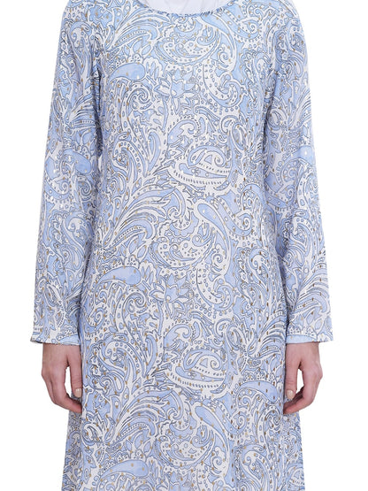 Printed Georgette Dual Layer Abaya AYG-058
