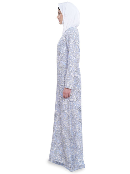 Printed Georgette Dual Layer Abaya AYG-058
