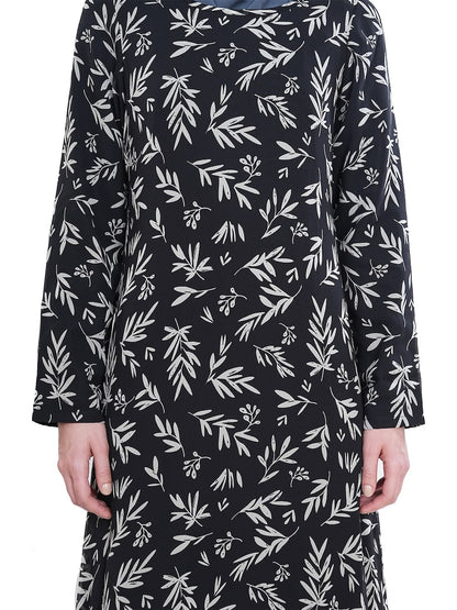 Printed Georgette Dual Layer Abaya AYG-059