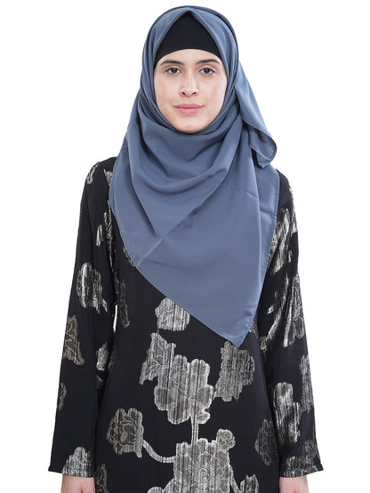 Printed Lurex Georgette Dual Layer Abaya AYG-061