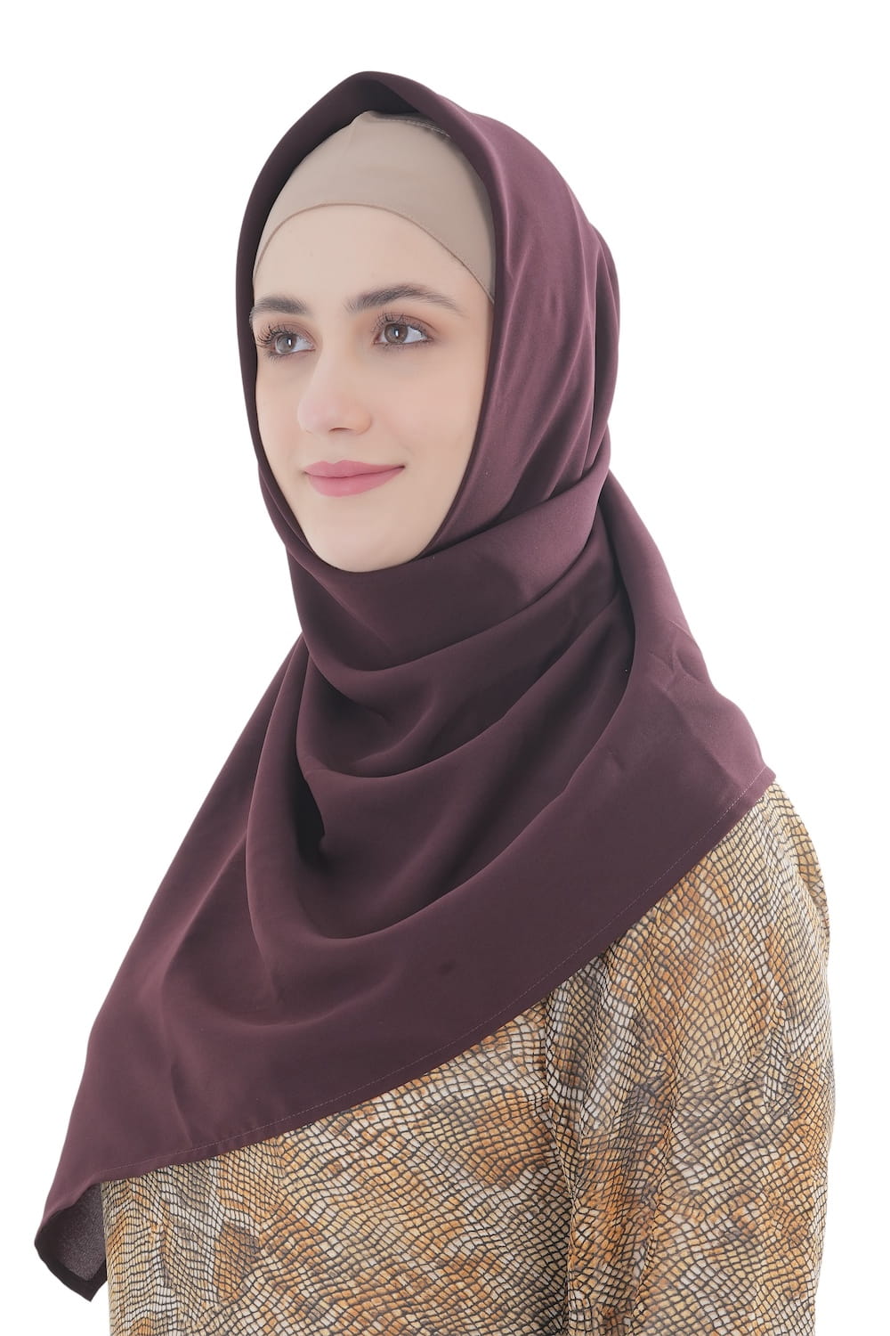 Printed Georgette Dual Layer Abaya AYG-064