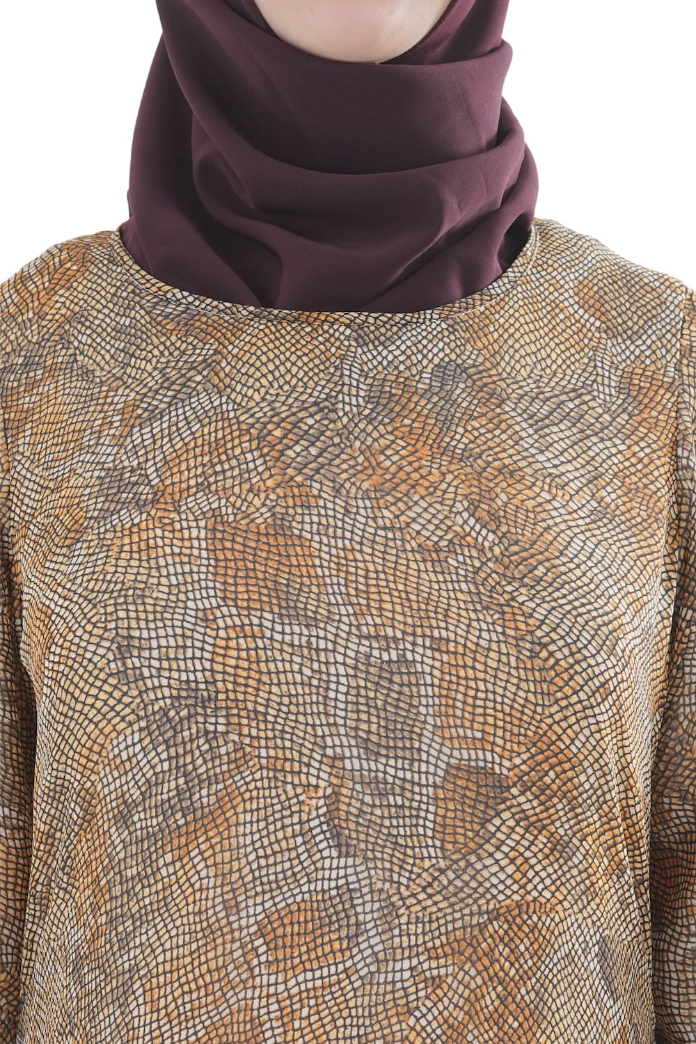 Printed Georgette Dual Layer Abaya AYG-064