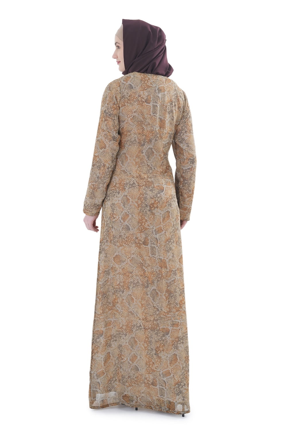 Printed Georgette Dual Layer Abaya AYG-064