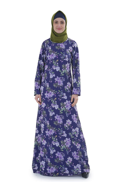Printed Georgette Dual Layer Abaya AYG-066