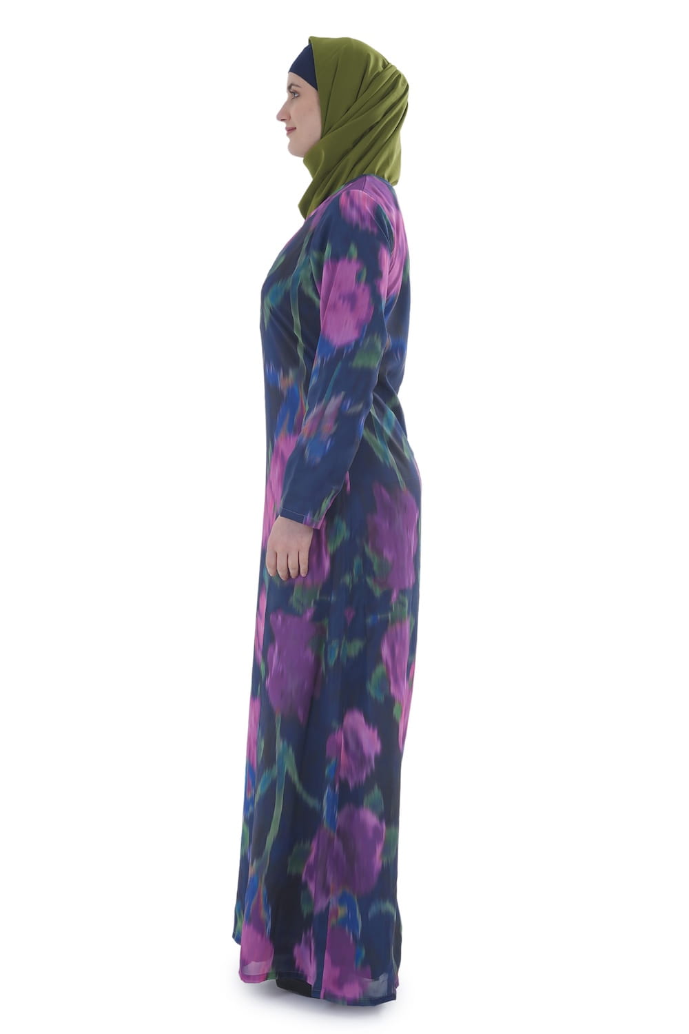 Printed Georgette Dual Layer Abaya AYG-067