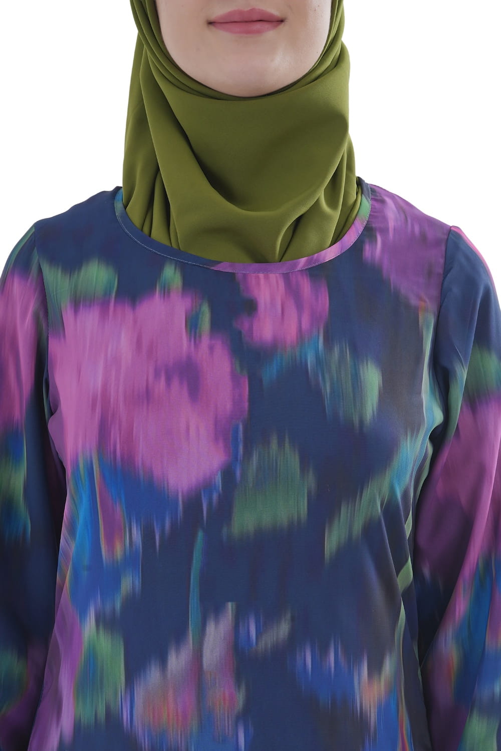 Printed Georgette Dual Layer Abaya AYG-067