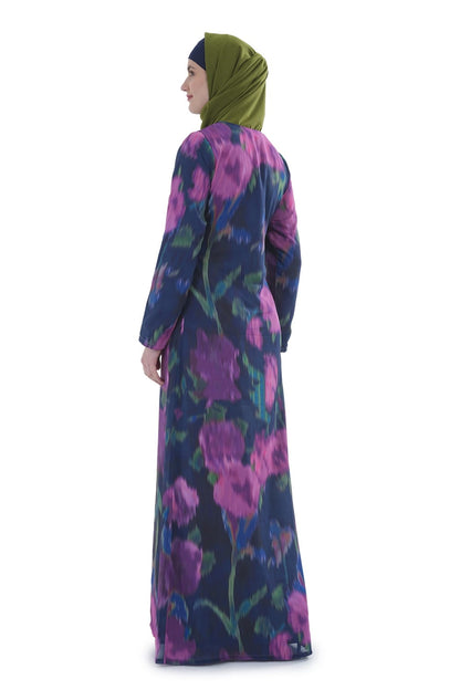 Printed Georgette Dual Layer Abaya AYG-067