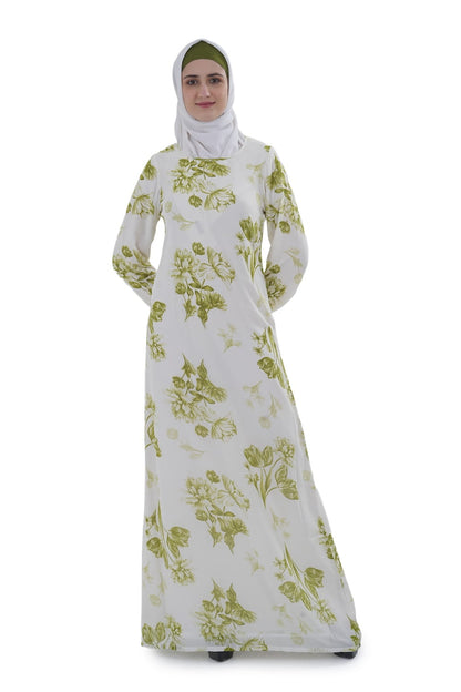 Printed Georgette Dual Layer Abaya AYG-068