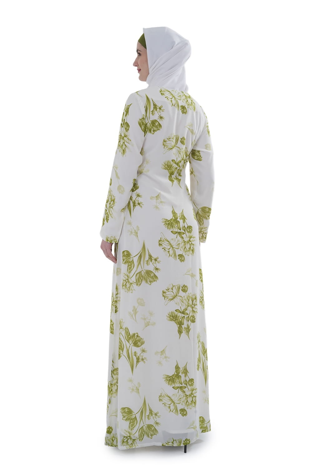 Printed Georgette Dual Layer Abaya AYG-068