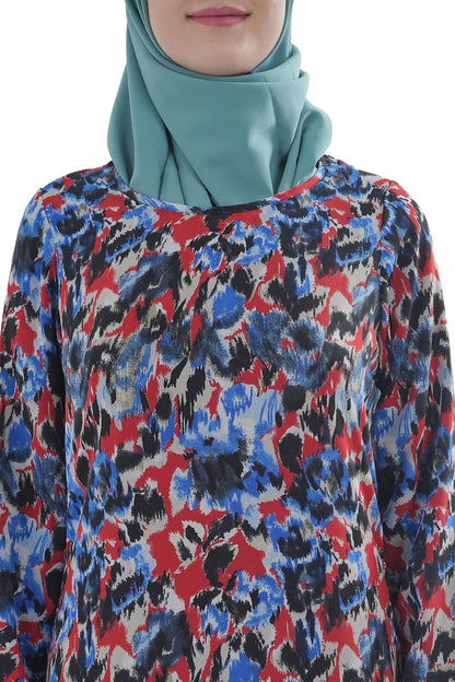 Printed Georgette Dual Layer Abaya AYG-069