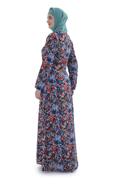 Printed Georgette Dual Layer Abaya AYG-069