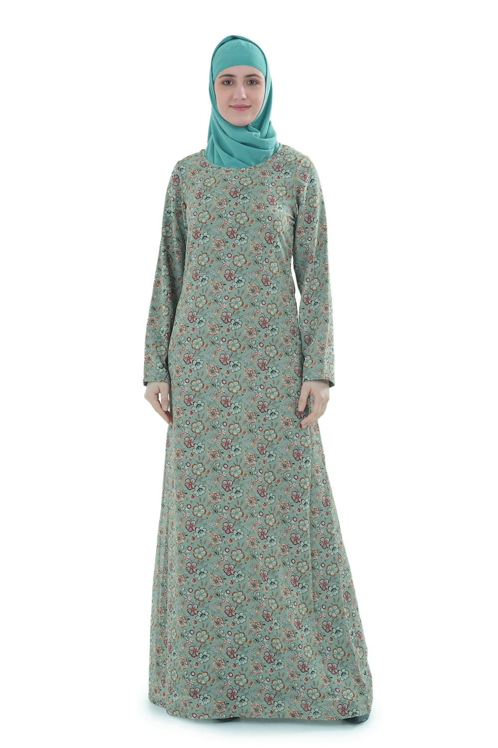 Printed Georgette Dual Layer Abaya AYG-070