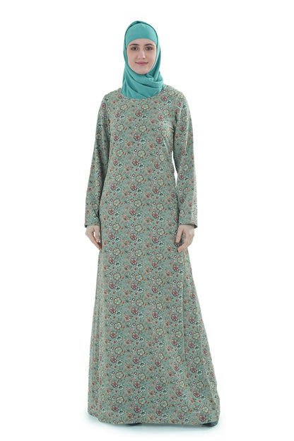 Printed Georgette Dual Layer Abaya AYG-070