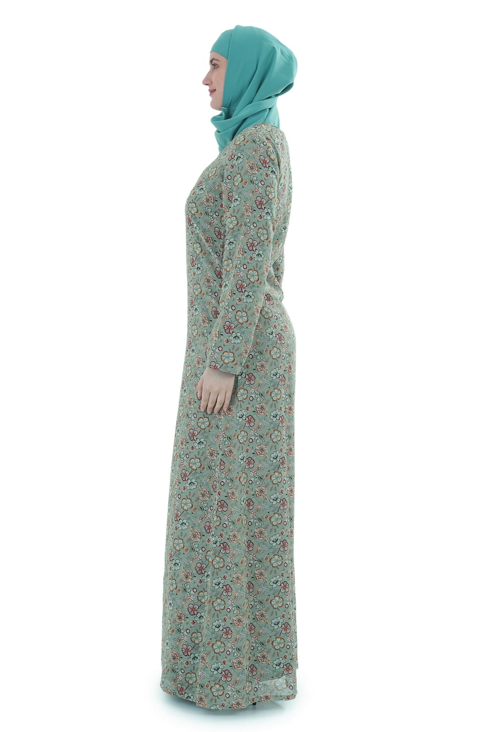 Printed Georgette Dual Layer Abaya AYG-070