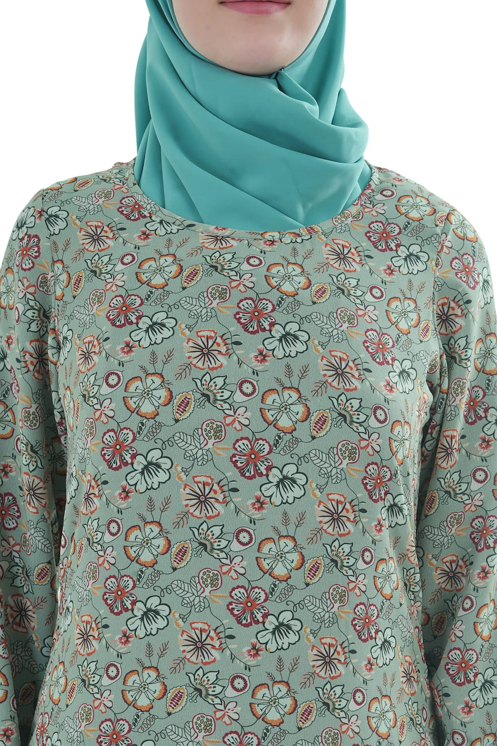 Printed Georgette Dual Layer Abaya AYG-070