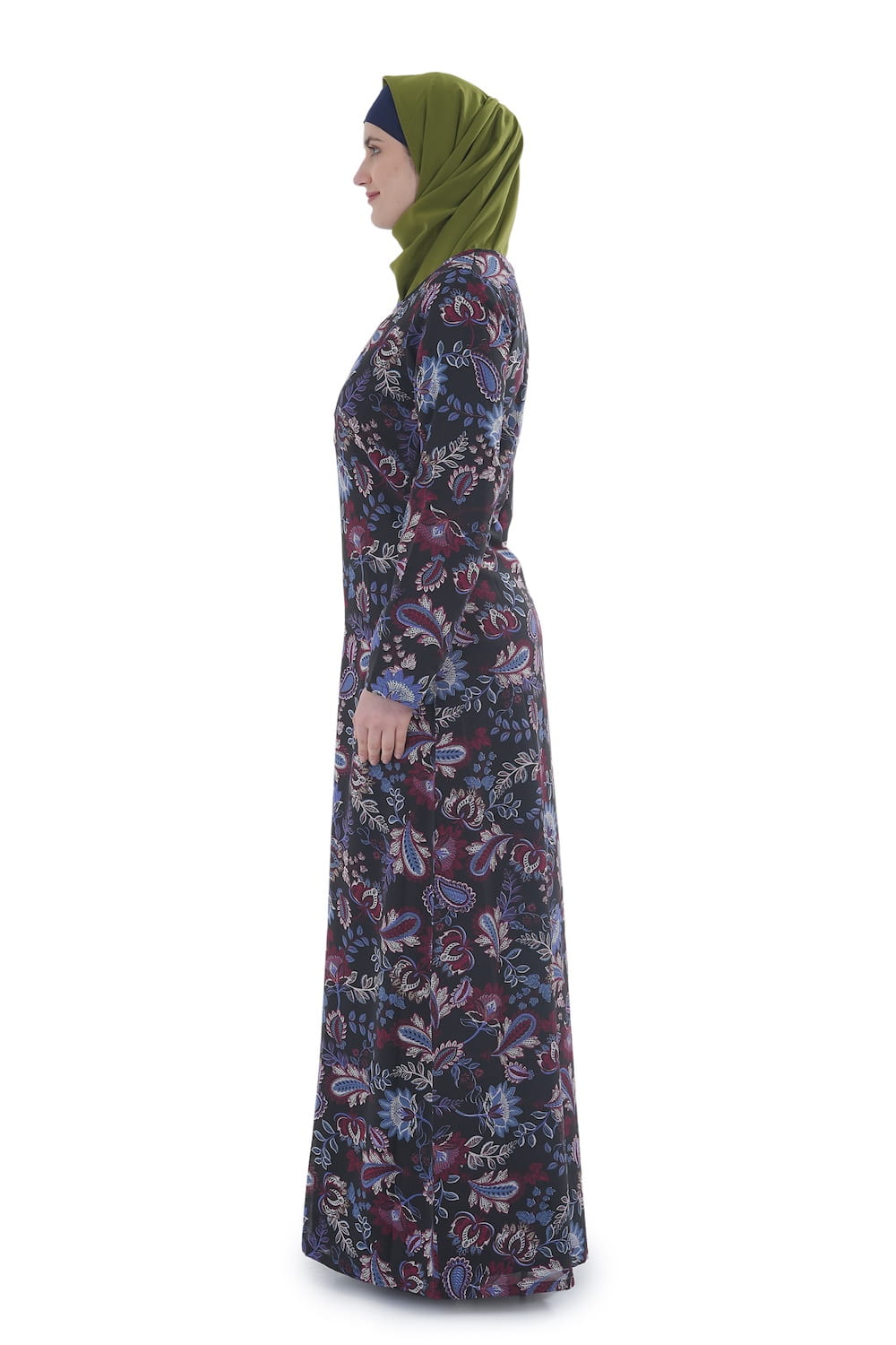 Printed Georgette Dual Layer Abaya AYG-071