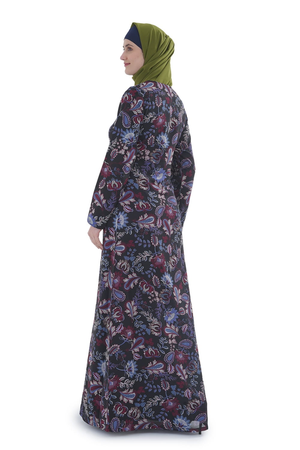 Printed Georgette Dual Layer Abaya AYG-071
