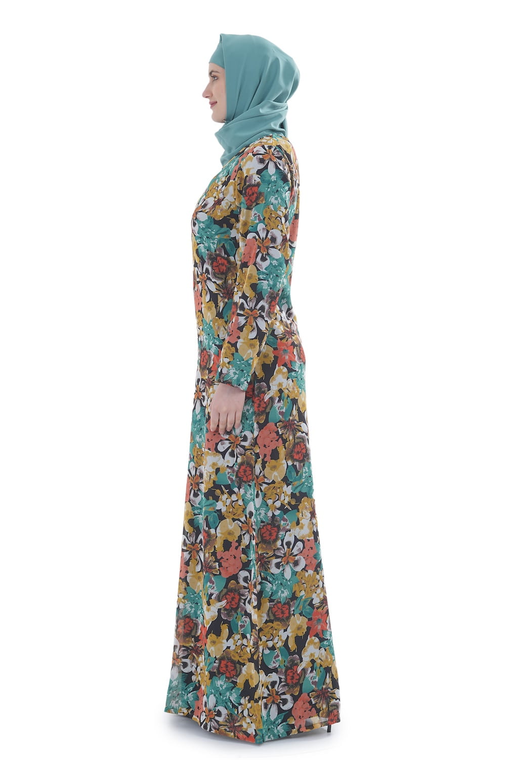 Printed Georgette Dual Layer Abaya AYG-072