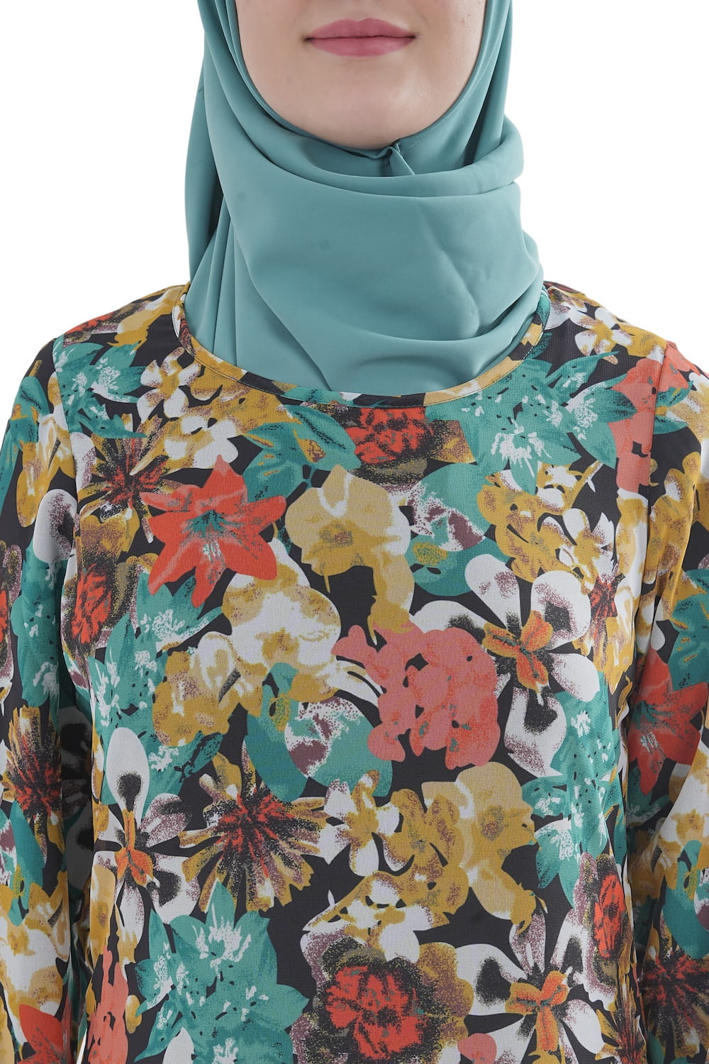 Printed Georgette Dual Layer Abaya AYG-072