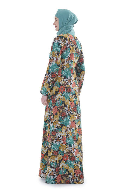 Printed Georgette Dual Layer Abaya AYG-072