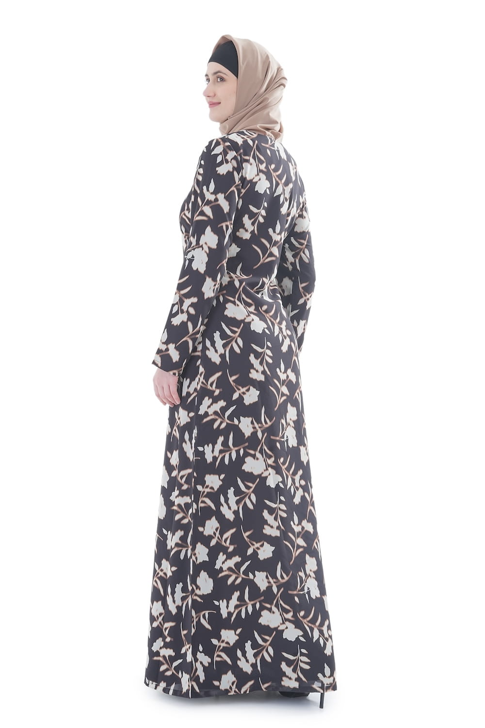 Printed Georgette Dual Layer Abaya AYG-073