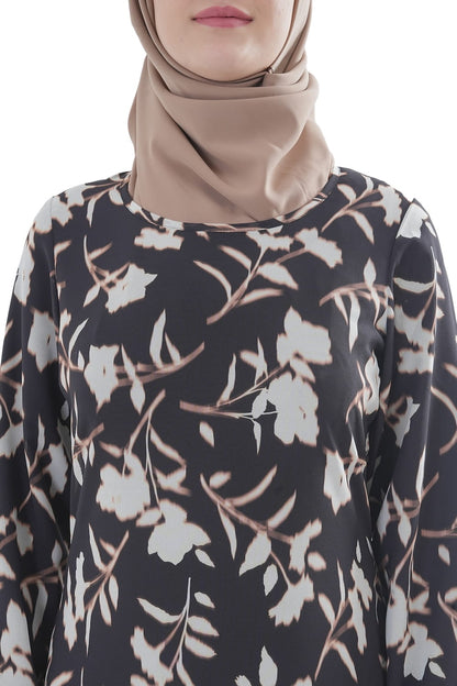 Printed Georgette Dual Layer Abaya AYG-073