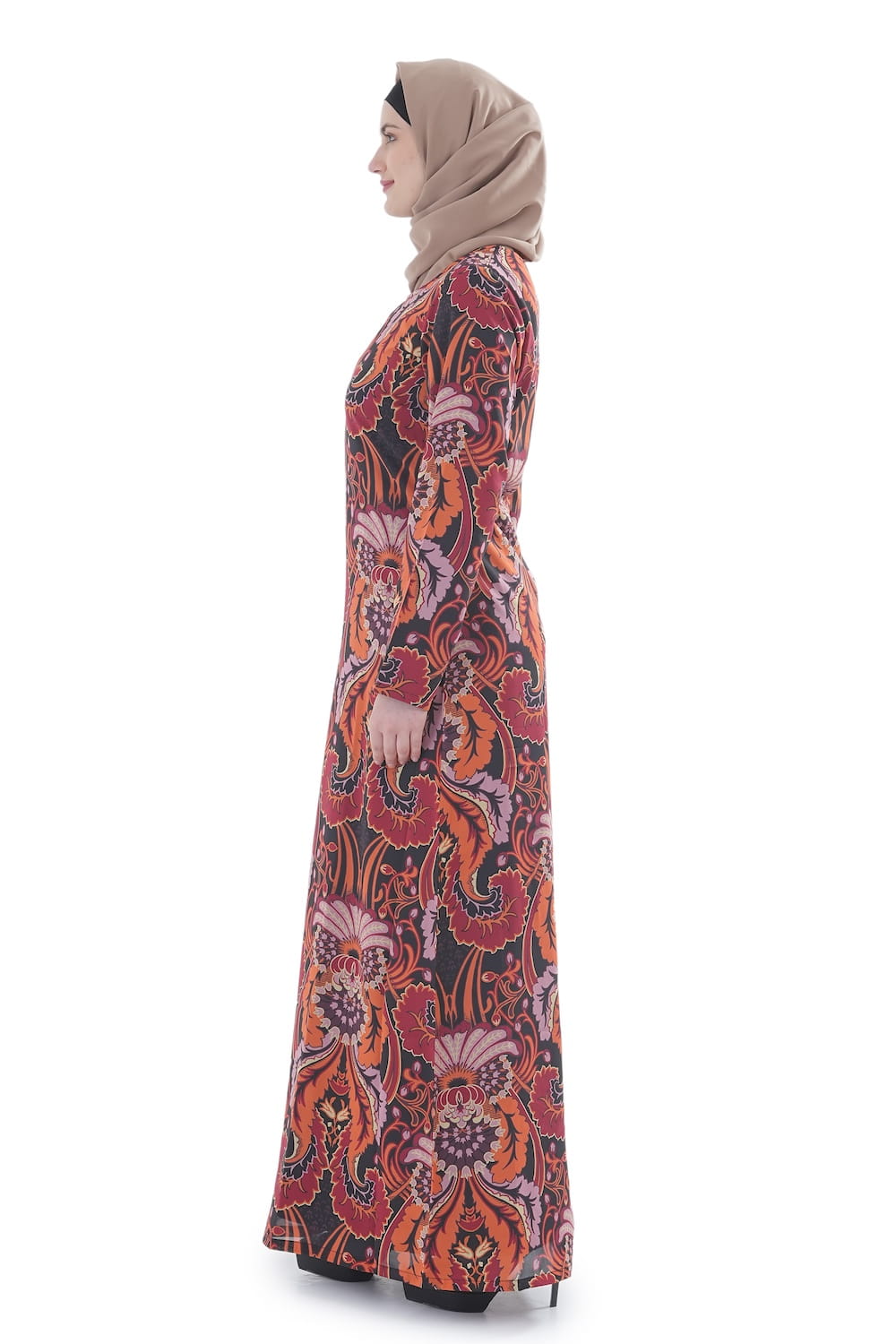 Printed Georgette Dual Layer Abaya AYG-074