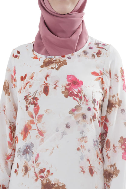 Printed Georgette Dual Layer Abaya AYG-076