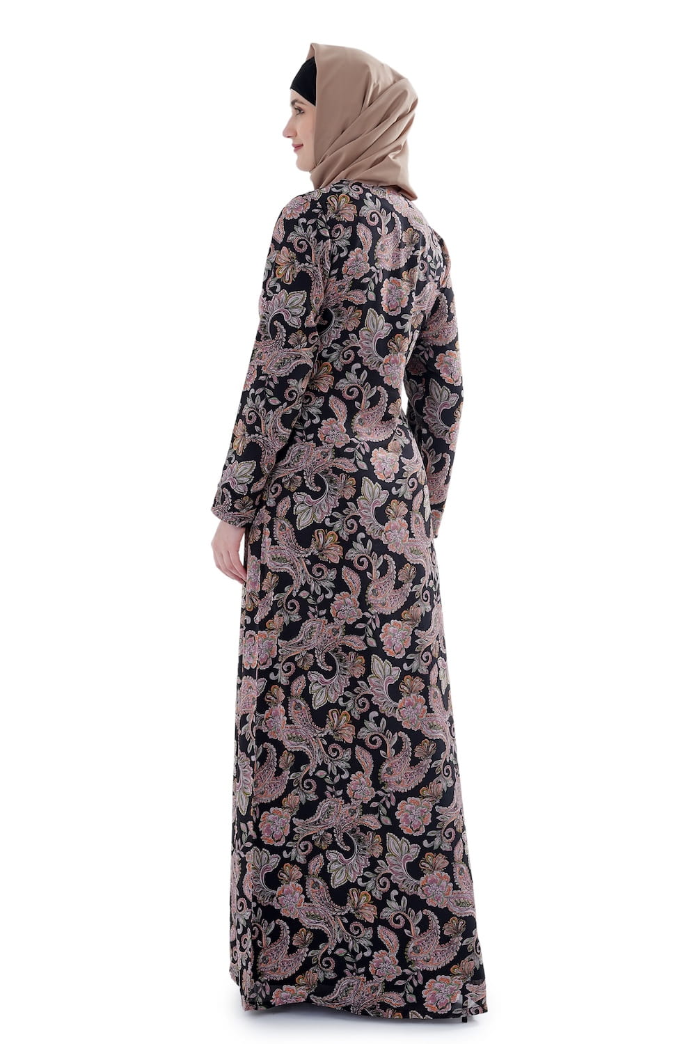 Printed Georgette Dual Layer Abaya AYG-077
