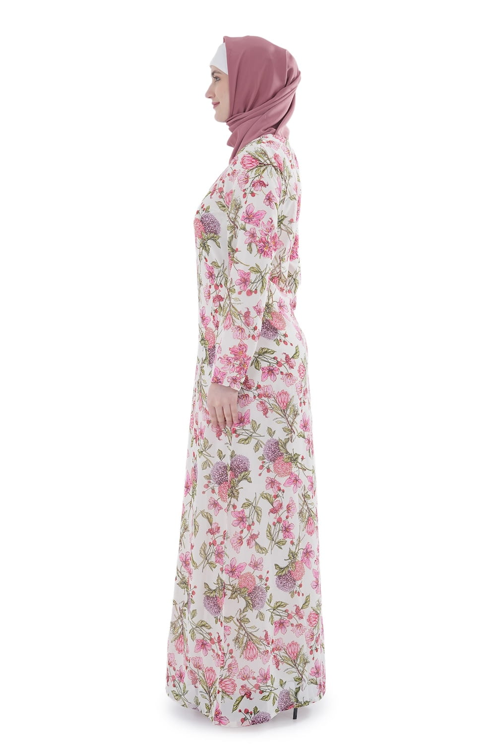 Printed Georgette Dual Layer Abaya AYG-078