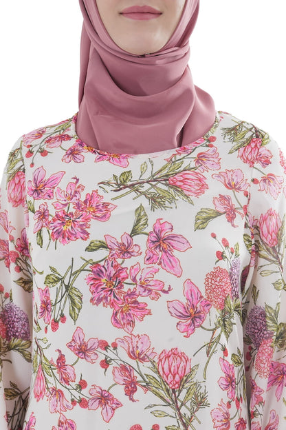 Printed Georgette Dual Layer Abaya AYG-078