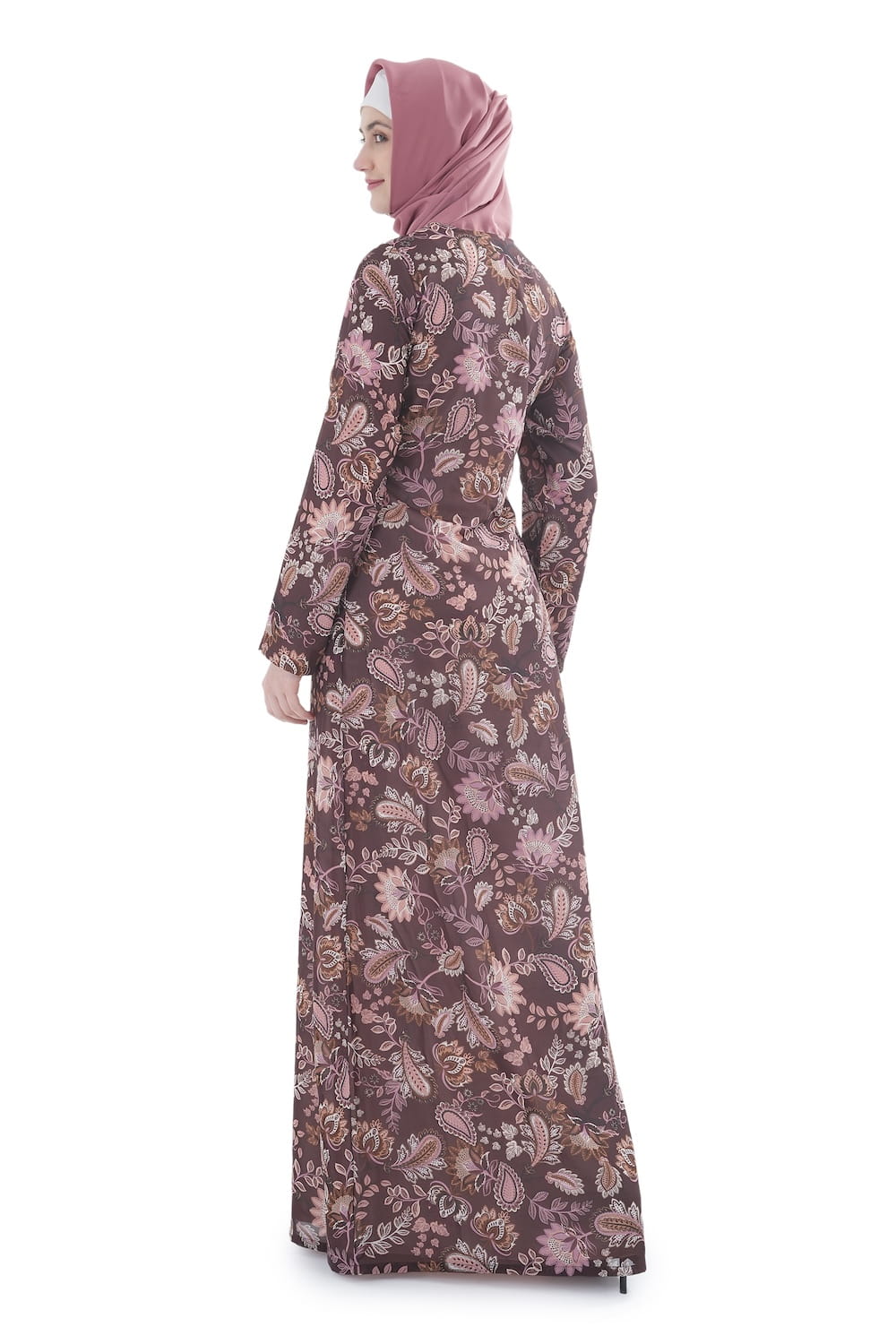 Printed Georgette Dual Layer Abaya AYG-079
